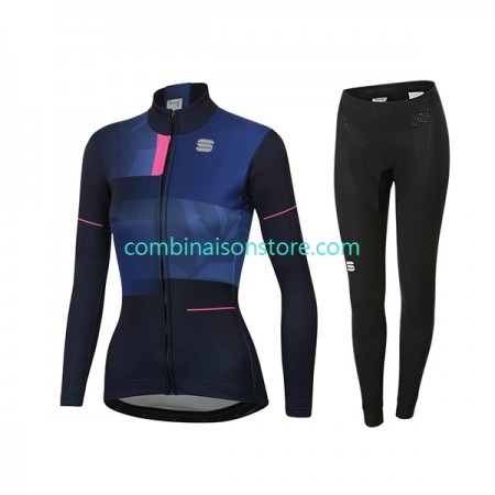 Femme Combinaison Cycliste M/L + Collant sans Bretelles 2021 Sportful Leaf N002